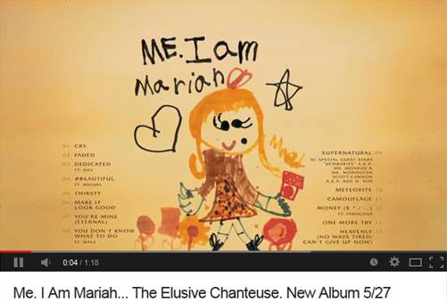 Capa de trás do álbum Me. I Am Mariah