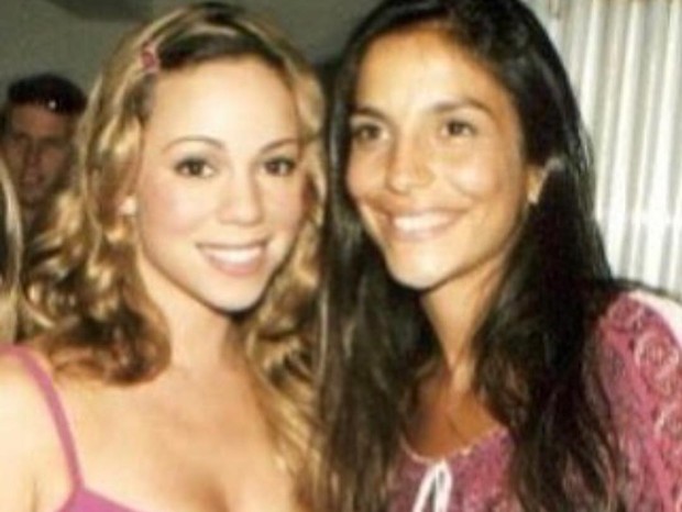 Mariah Carey com Ivete Sangalo em 1999